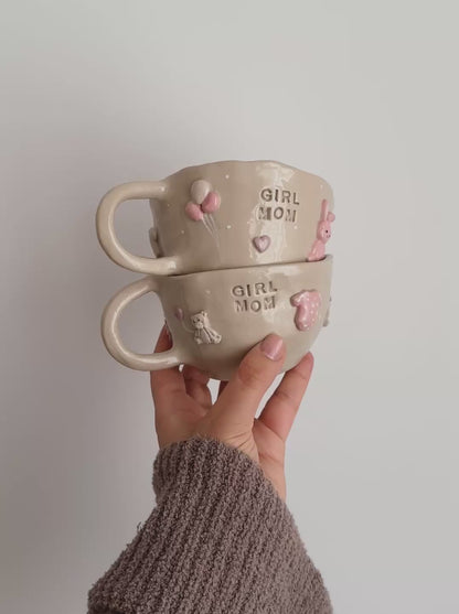 PRE-ORDER girl mom mug
